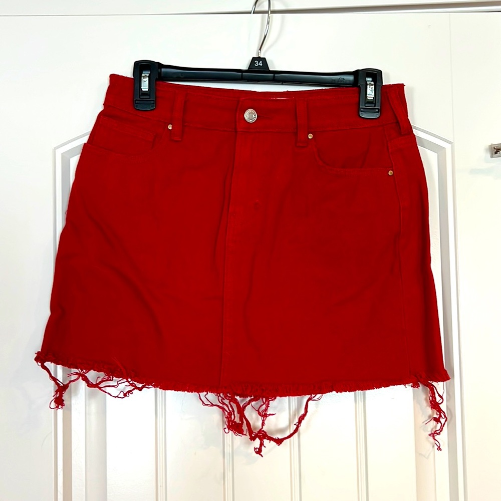 Cute red skirt